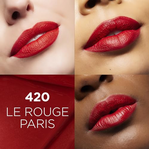 L'Oreal Paris Infallible Matte Resistance Liquid Lipstick, up to 16 Hour Wear, Le Rouge Paris 420, 0.16 Fl Oz